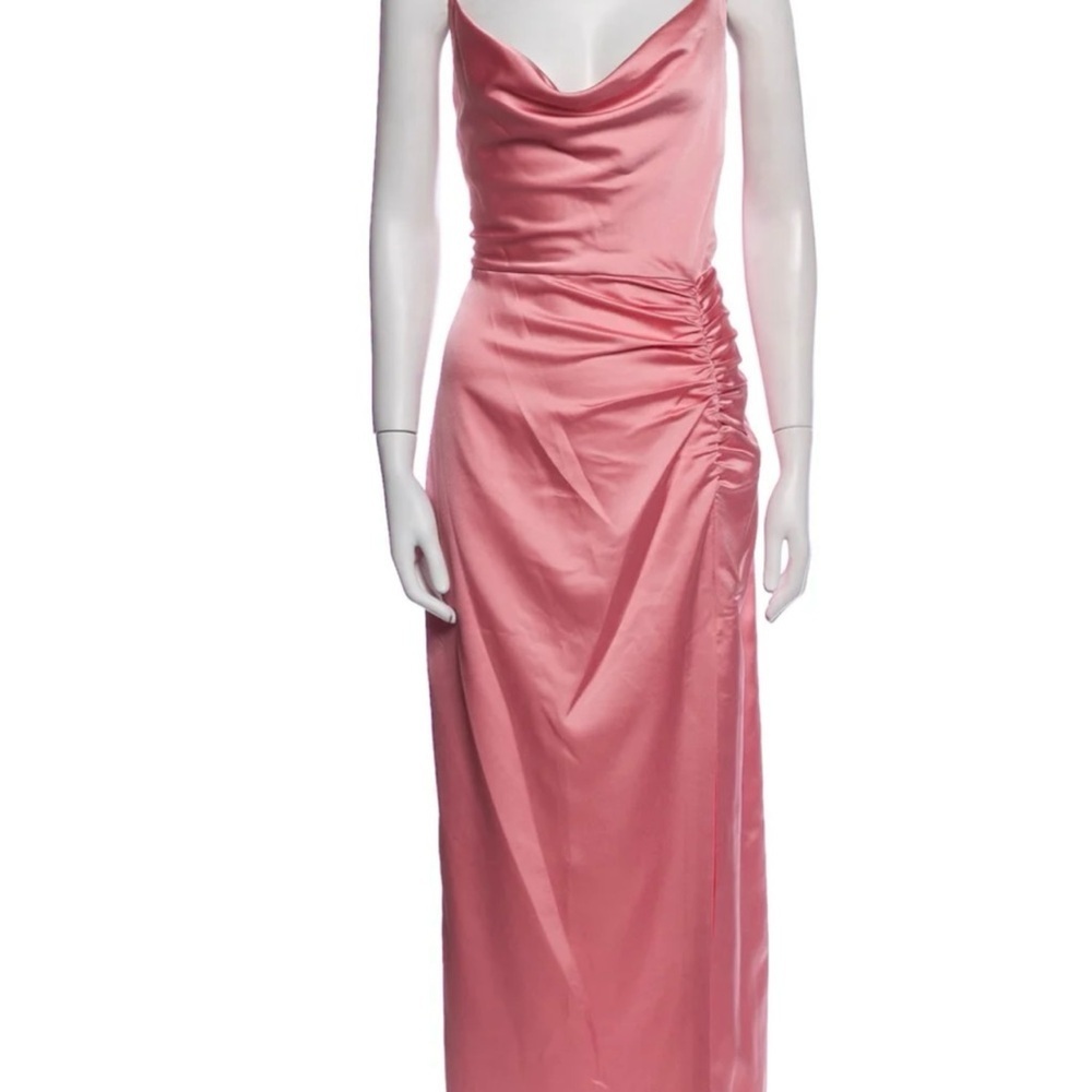 MILLY Lilliana Slip Rose Gold Dress